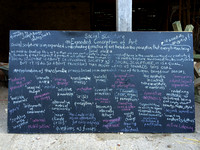 social sculpture blackboard